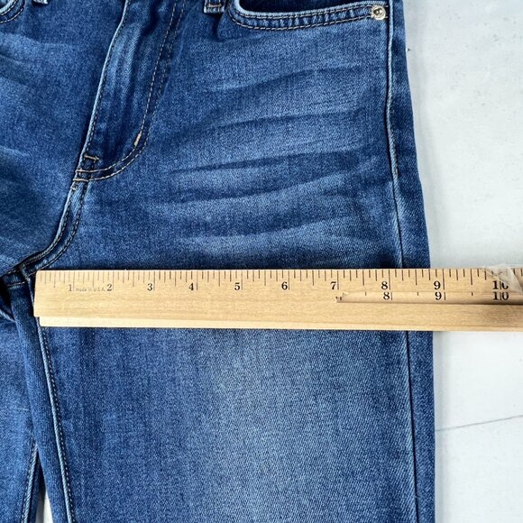 Letter To Juliet Jeans Womens 28x30* Bambino Boot Cut Mid Rise Blue Denim Tag 25 - Picture 14 of 16